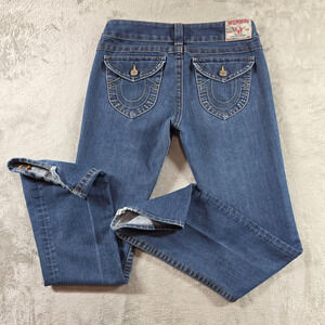 TRUE RELIGION Vintage Jeans Womens 29 Becky Slim Bootcut USA Made Y2K